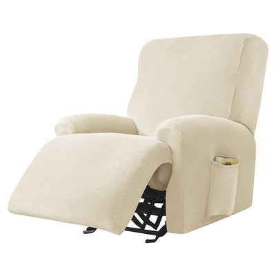velveteen recliner chair cover 4 pieces