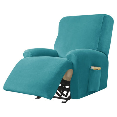 velveteen recliner chair cover 4 pieces