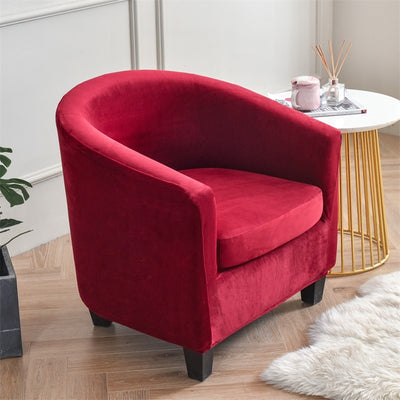 velveteen tub chair barrel chair 2 piece chair covers