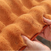 orange  color Anti-Slip Extra Thick Plush Sofa Throw or Blanket Style Slipcover