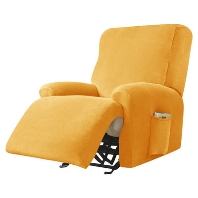 velveteen recliner chair cover 4 pieces