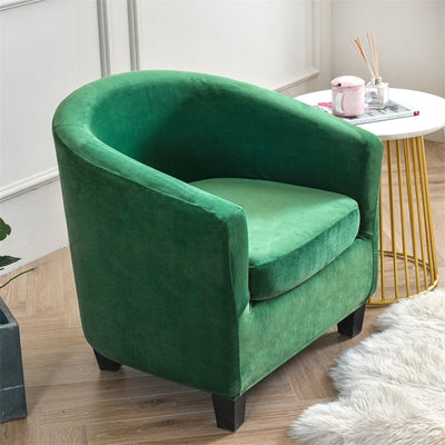 velveteen tub chair barrel chair 2 piece chair covers