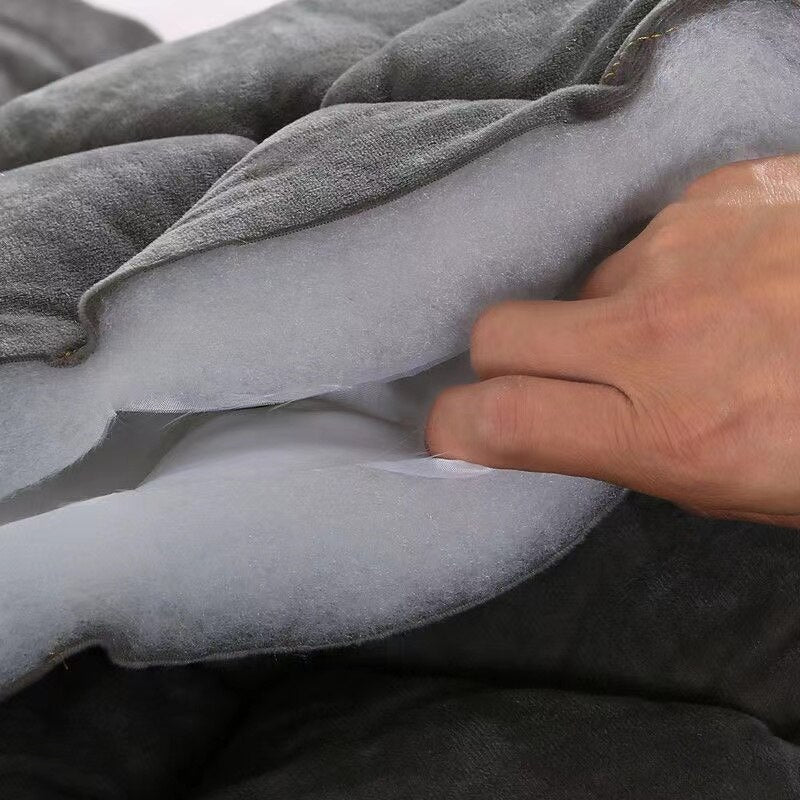 Headboard Slipcover - Plush Velvety Padded Filling Headboard Slipcover - Headboard Cover In Various Color and Sizes