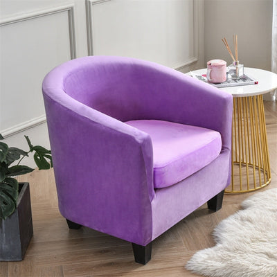 velveteen tub chair barrel chair 2 piece chair covers
