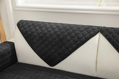 Anti-Slip Plush Pattern Minimalist Sofa Throw or Towel Style Slipcover