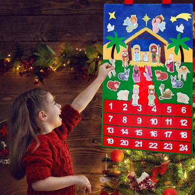 felt christmas calendar for kids