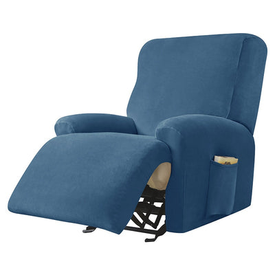 velveteen recliner chair cover 4 pieces