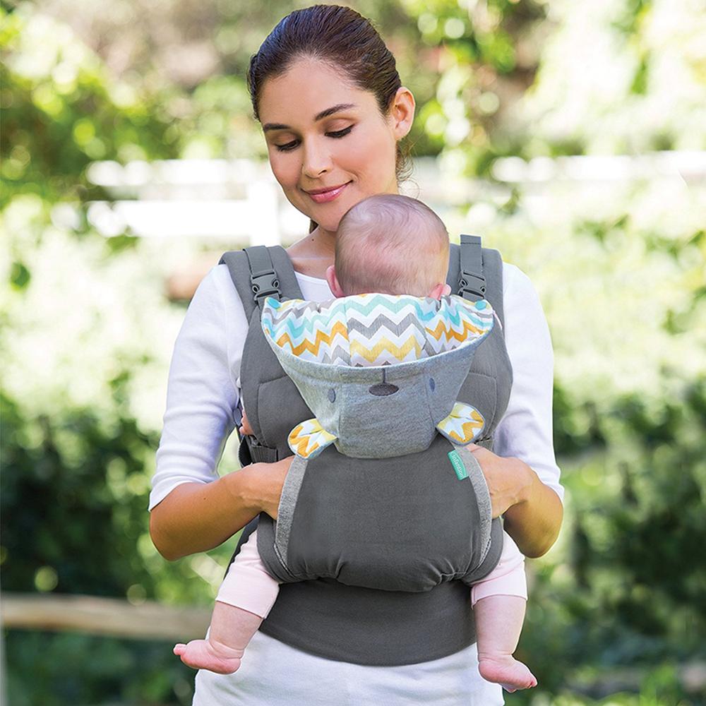 teddy bear hood baby ergo carrier