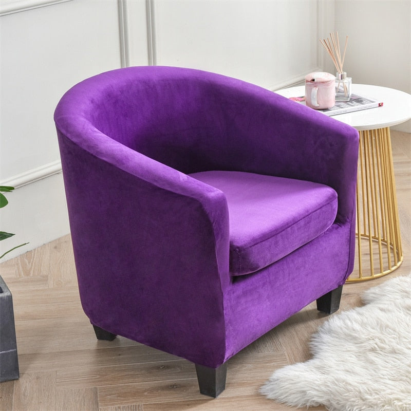 velveteen tub chair barrel chair 2 piece chair covers