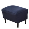 Solid Color Wingback Chair Slipcovers - Large Armchair Cover - 2 Piece Stretch Chair Cover & Optional Matching Ottoman Cover