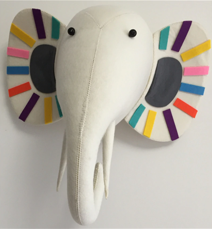 WILD Animal Headz - Kids Vibrant Handmade Wall Decor - Winfinity Brands
