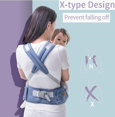 criss cross back straps travel carrier, baby infant carrier with padding
