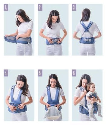 best way to put on or take off baby travel carrier easy to use baby carrier