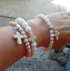 catholic store gift stone bracelet white marble stone with cross winfinity brands