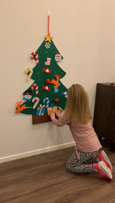 Felt Christmas Tree for Toddler and Kids