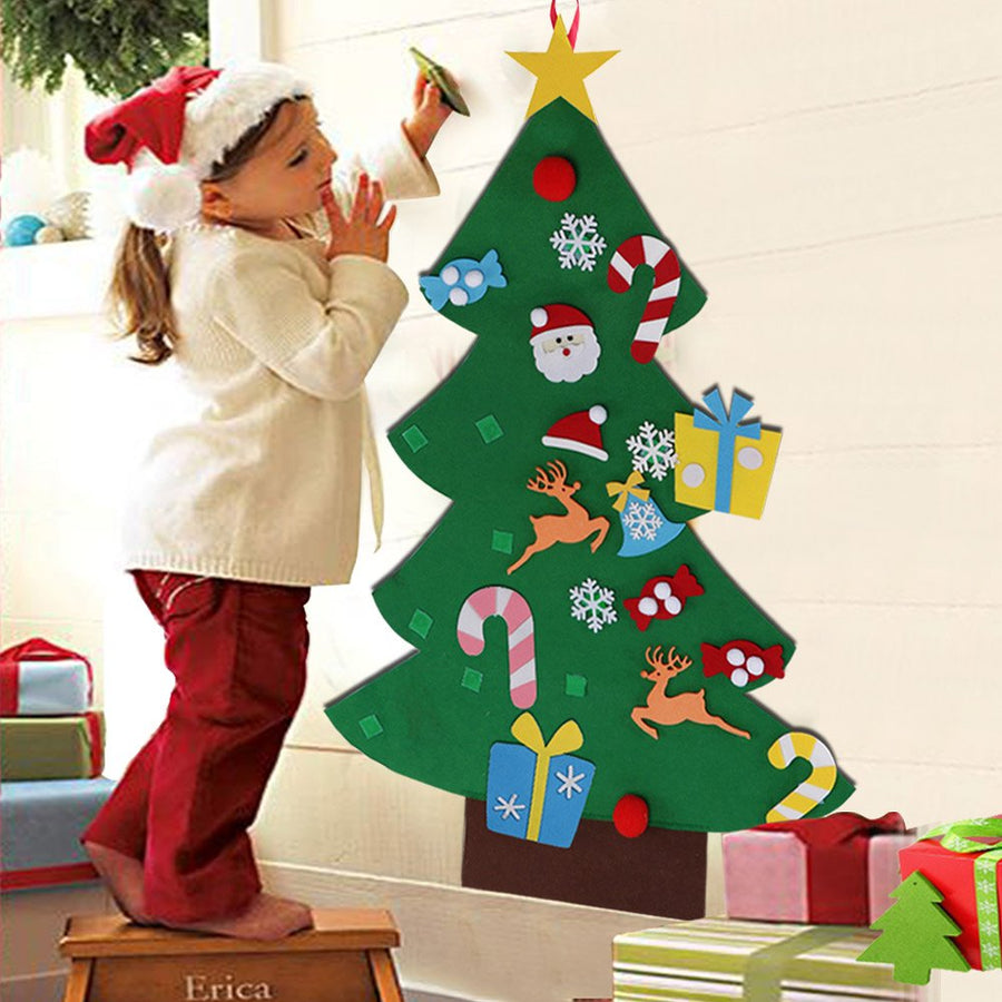 Felt Christmas Tree for Toddler and Kids - winfinity brands, felt tree for kids activity 