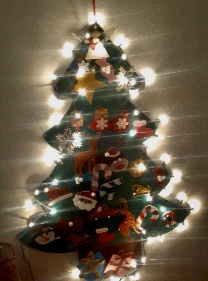 toddler tree, toddler felt tree, felt tree no velco on tree, kids felt tree, childrens Christmas felt tree