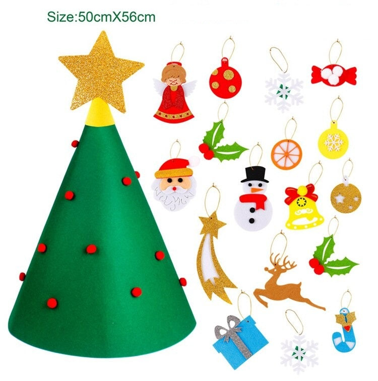 CREATEME™ Kids Premium Felt Artificial Christmas Tree