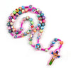 CREATEME™ Kids Custom Name Rosary - Colorful Polymer Clay Beads Rosary