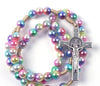 colorful rosary, create your own rosary, personalized rosary, rosary beads, rosary for teens, rosary for kids, colorful rosary beads