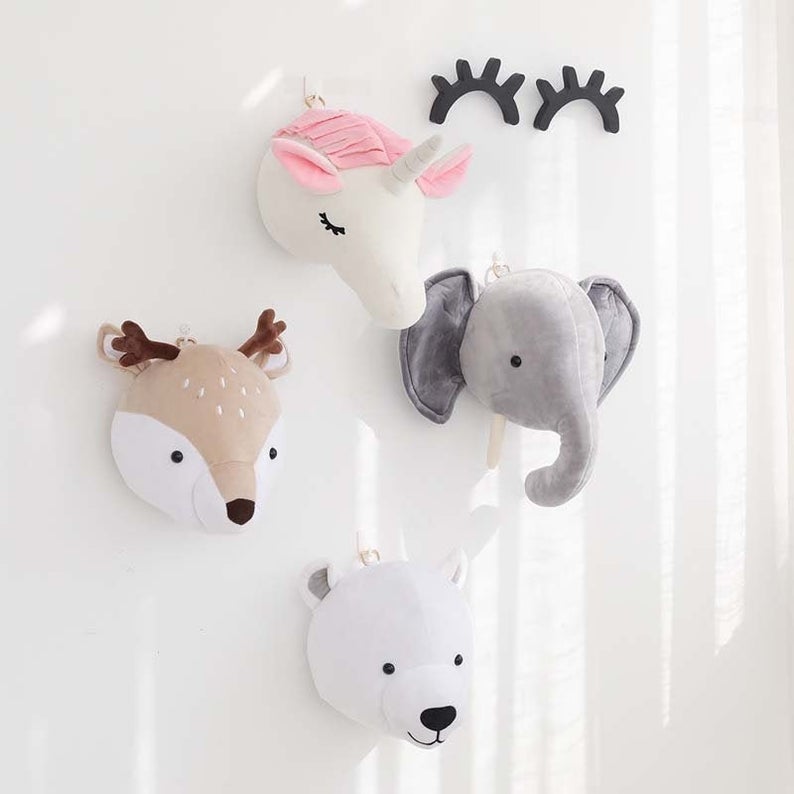 Mini Animal Wall Heads - Faux Taxidermy Animal Heads