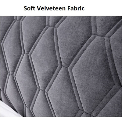 Velvety Headboard Slipcover For Bedroom in Various Colors & Sizes/ Custom Sizing Headboard Cover