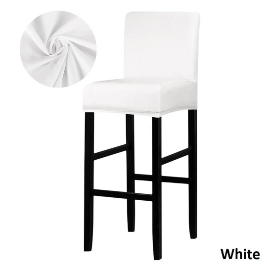 Waterproof PU Leather Look Bar Stool Chair Covers