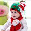 funny christmas light up hat beanie  for kids
