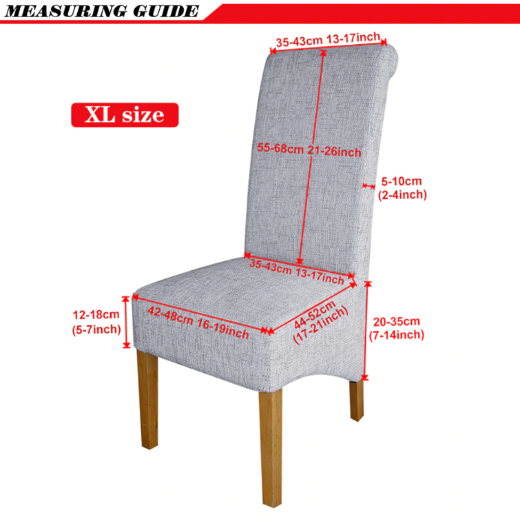 Spandex Long Back Chair Slipcovers