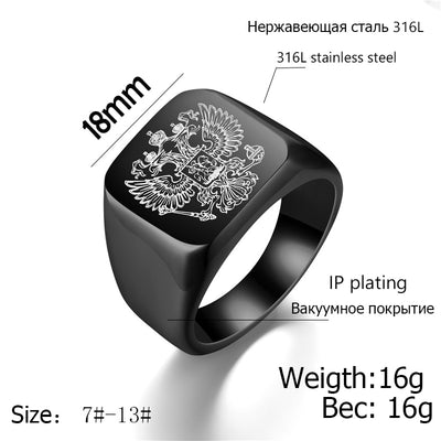 CREATEME™ Laser Engraved Text or Photo Men's Ring