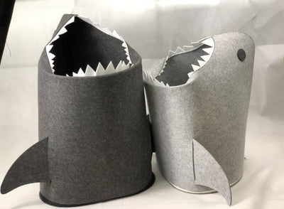 CREATEME™ Shark Toy Storage Hamper