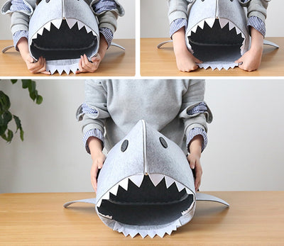 CREATEME™ Shark Toy Storage Hamper