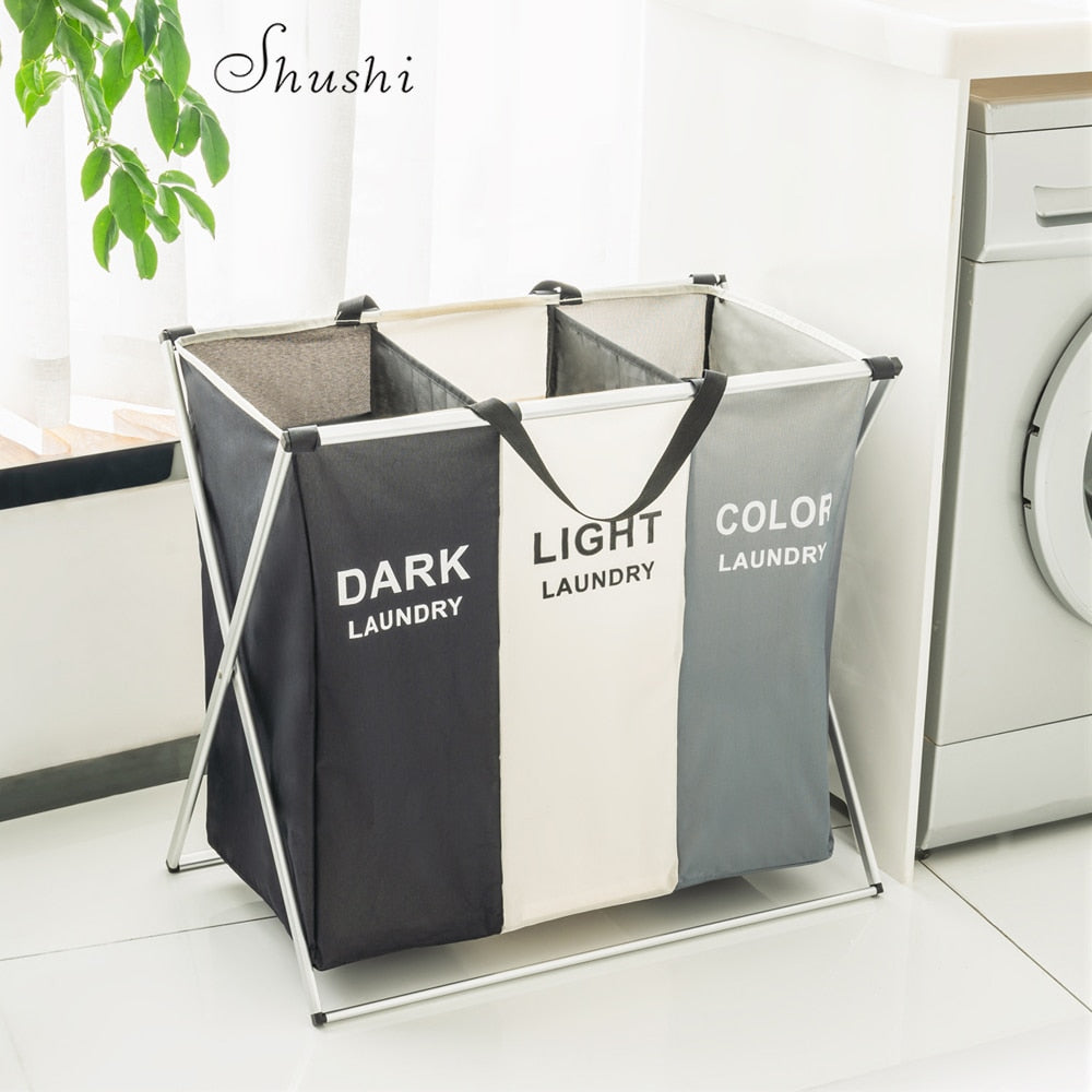 CREATEME™ Single, Double and Triple Bin Laundry Hampers