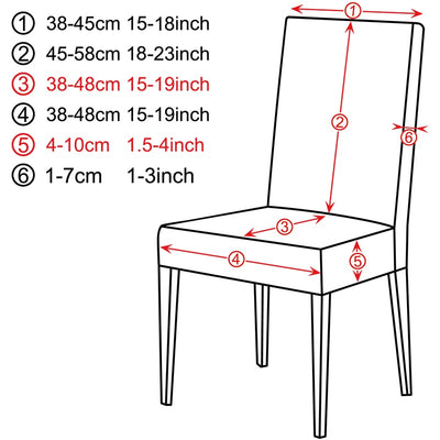 Minimalist Spandex Chair Slipcovers