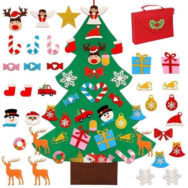 CREATEME™ Stick Decorations Anywhere Premium Toddler Felt Christmas Tree