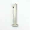 4 inch self adhesive address sign numbers silver number 1