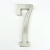 4 inch self adhesive address sign numbers silver number 7
