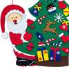CREATEME™ Santa + Christmas Tree Felt Activity Puzzle