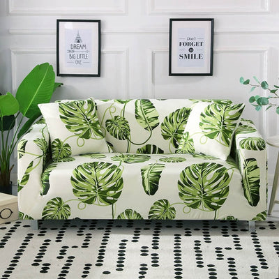 spandex stretch slip cover for sofa couch sheet - winfinity brands jungle theme decor