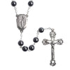 Our Lady of Lourdes - Holy Water l Jerusalem Catholic Rosary - black winfinity brands free shipping