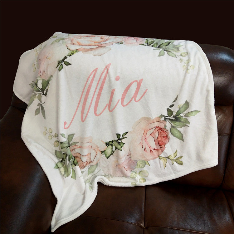 CREATEME™ Personalized Baby/ Kids Name Blanket