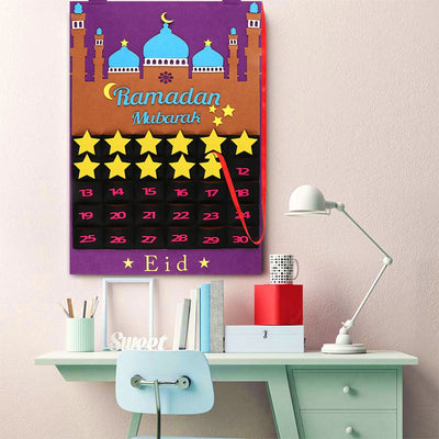 ramadan calendar, kids ramadan felt calendar