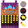 count down to eid, Ramadan felt calendar, purple