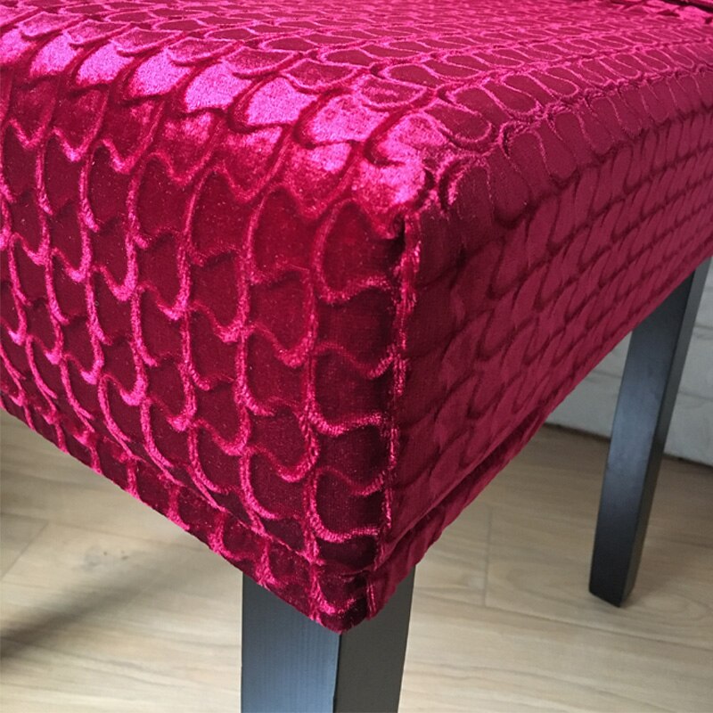 Patterned Velveteen Chair Slipcovers