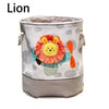 fabric storage baskets lion kids fabric baskets decor