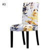 white and blue and yellow art flowers slip covers spandex - chair covers winfinity brands