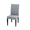 spandex dining chair slipcover light grey color stretch