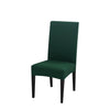 spandex dining chair slipcover forest green color stretch