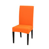 spandex dining chair slipcover orange color stretch