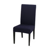spandex dining chair slipcover dark blue color stretch